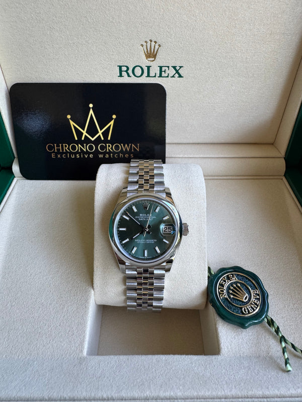 Rolex Datejust 31mm Mint green