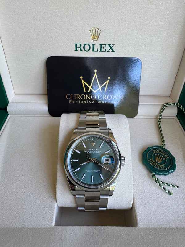 Rolex Datejust 36mm Mint Green